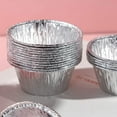 thumbnail image 4 of 300 Pack Aluminum Foil Ramekins, 4 oz Disposable Baking Cups for Tart, Cupcake, Souffle, Appetizer, 4 of 7
