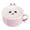pink, variant on Bunny Ear Noodle Bowl – Cute 304 Stainless Steel Soup Container with Lid & Handle for Dorm Life & Office Lunches