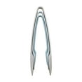 thumbnail image 2 of High-Temperature Kitchen Tongs - 9.92" Food-Grade Plastic Cooking Tongs for Grilling,Baking & Serving Heat- to 220°C Slotted Tips for Oil Drainage Easy-Clean & Locking Gray Blue, 2 of 6