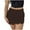 Brown, variant on EDFBUYKRS Female Skirts High Waisted Skirts for Women Maxi Girl Stretchy Teen Lace Bodycon Mini Skirt for Parties