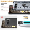 thumbnail image 5 of Case for Google Pixel 7 Pro Case Military Grade Drop Case with Kickstand Metel Ring Magnetic Holder Shockproof Protective for Pixel 7 Pro Phone Case (Gray), 5 of 9