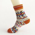 thumbnail image 5 of Womens Socks 5 Pack Sock Vintage Winter Soft Warm Cold Knit Wool Sock, 5 of 8