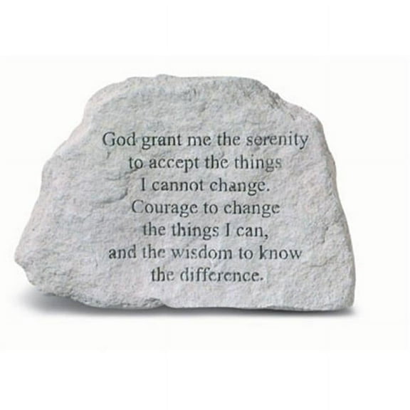 Kay Berry- Inc. 73420 God Grant Me The Serenity To Accept The Things - Memorial - 6.5 Inches x 4.5 Inches