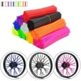 thumbnail image 4 of Toystoory 72 piezas RUEDA RIM SPOKE SHROUDS WRAPS SKINS CUBIERTAS - CICLO DE BICICLETA DE MONTAÑA Type3 NO3, 4 of 6