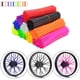 thumbnail image 3 of Wosthever 72 unids/set cubiertas de pieles de radios de rueda de bicicleta cubiertas universales de pieles de radios de llanta de rueda de Ciclismo rosado, 3 of 6