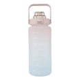thumbnail image 1 of Muyoka Botella de agua de 2000ml, botella de agua deportiva motivacional para beber, botella de agua Tritan abierta sin BPA con 1 clic, con fabricante de tiempo a prueba de fugas Muyoka Hogar, 1 of 6