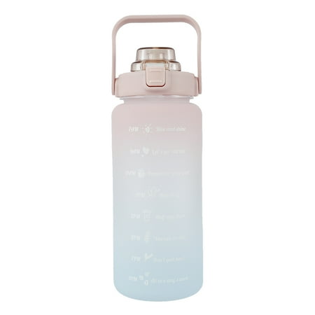

Duety Water Bottle 2000ml Motivational Sport Water Drinking Bottle 1-Click Open BPA Free Tritan Water Bottle with Time Maker Leak Proof Flip Top Lid Water Cup for Adults Gym Fitness School Camping