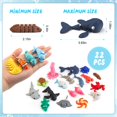 thumbnail image 3 of Mini Ocean Animals Toys BEYONGME, 22 unidades, animales marinos impresos en 3D, 3 of 9