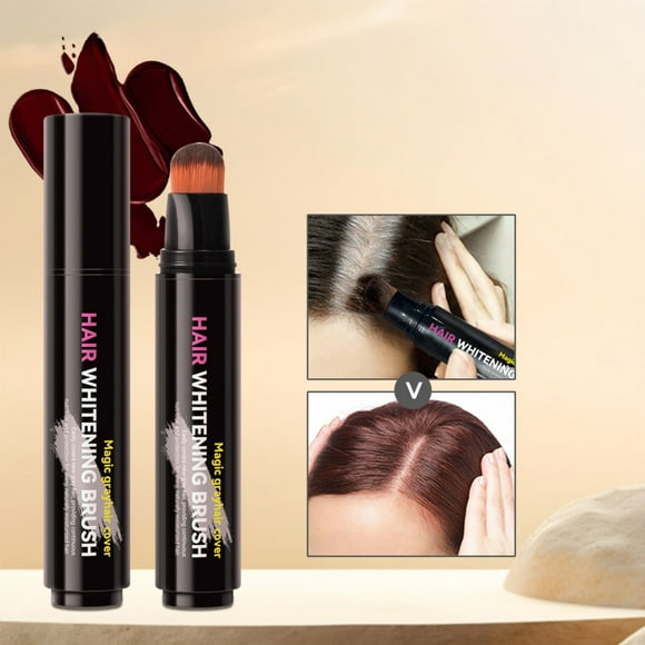 Hairline Powder Stick Quick Cover Root Up Instantly Hair Shadow Hair Root Concealer For Thinning Hair Root Long Wear Lasting Quick Root 20Ml,Red Polyester Hair Care Net