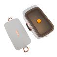 thumbnail image 1 of Electric Lunch Box, Efficient Indicator Light Design USB Rechargeable Cordless Heated Lunch Box  for Office, 1 of 7