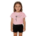thumbnail image 5 of Tfken Soft Comfy Tops For Girls Daily Wear Holiday Short Sleeve Tees Tshirts Graphic Print T-Shirts Fashion Child Stretch Clothes Size 6-7 Years, 5 of 5
