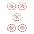 thumbnail image 2 of Transemion 100pack/lot Tassel For Keychain Accessories Trendy Fringe Detail Wide pink-Gold 5Set, 2 of 6
