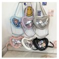 thumbnail image 3 of Guardurnaity Bolso bandolera de gran capacidad con diseño de corazón para estudiantes universitarios japoneses, con correa ajustable y múltiples Bolsas de mensajero y de hombro púrpura, 3 of 6