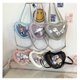 thumbnail image 4 of Guardurnaity Bolso bandolera de gran capacidad con diseño de corazón para estudiantes universitarios japoneses, con correa ajustable y múltiples Bolsas de mensajero y de hombro rosa, 4 of 6