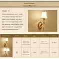 thumbnail image 4 of Nordic Wall Lamp with Switch Living Room Bedroom Bedside Modern Simple Led Indoor Wall Lights Glass Shade Decor Miroir Mural, 4 of 6
