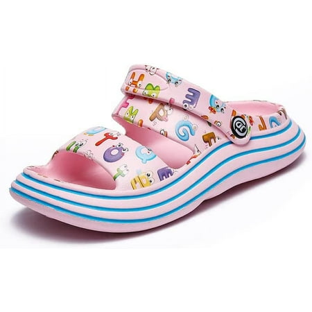 KAQ Kids Boys Girls Garden Clogs Sandals Summer Slip On Shoes Slipper Slides Lightweight Outdoor Children Cute Shower Beach Play Shoes