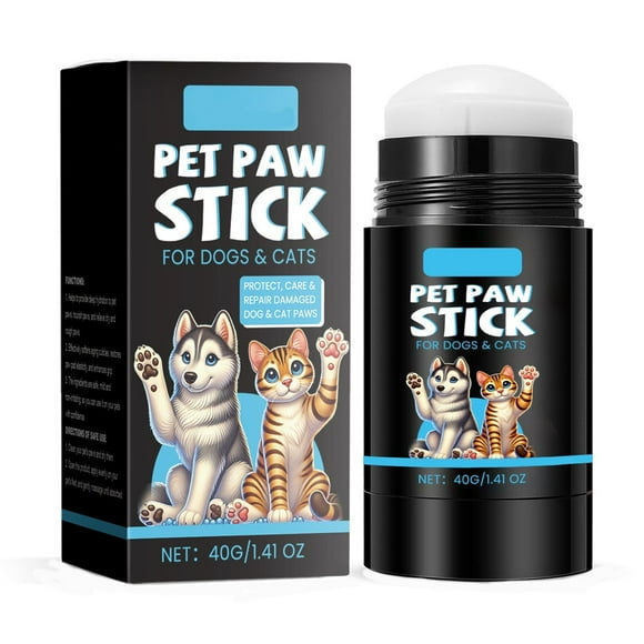 JENIKR Dog Paw Balm ,Pet Paw Sticks, Soothes, Heals & Protects Cracked-Dog Paw Protector, Safe Licking Solution for Dogs and Cats Pet Supplies Black