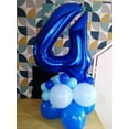 thumbnail image 3 of Night Blue 5 Balloon, Number Balloons 40 Inch, 5th Birthday Balloon Decorations, Night Blue Party Supplies, 5 Number Balloons, Number 5 Balloon, 3 of 17