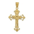 thumbnail image 4 of FB Jewels 14K Yellow Gold INRI Fleur De Lis Crucifix Pendant, 4 of 4