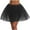 #373 Black, variant on Women’s Short Tutu Skirt, Elastic Waist, Flared Silhouette, Layered Tulle, Women Short Dance Ballet Tutu Halloween Christmas Dress Costume