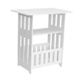 thumbnail image 2 of Lipstore Side Table End Table Multifunctional Practical Storage Shelf Small Bedside Table Corner Table for Cafe Hotel Lounge Room Dorm Height 50cm, 2 of 8
