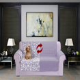 thumbnail image 2 of CHOK 2024 Housse de Sofa Réversible Résistante à l'Eau Protège-Meubles Housses de Canapé pour Animaux Smart Leaf Sofa Surdimensionné Noir, 2 of 3