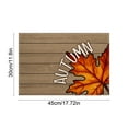 thumbnail image 4 of Wzzjkit Fall Placemats - Thanksgiving Orange Pumpkins Table Mats, Stain Resistance Wipeable Table Placemats for Dining, Holiday, Party Decor, 4 of 7