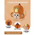 thumbnail image 7 of MICHLEY Toddler Backpack Plush Animal Cartoon 2-4 Years Mini Baby Daypack,Pre School Bags for Kids Kindergarten, 7 of 7