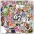 thumbnail image 2 of DIY Guitar Notebook And Suitcase Decoration With 55 Cartoon 6 7 Popular Digital Stickers, 2 of 5