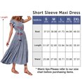 thumbnail image 2 of Txlixc Vestido de mujer sin mangas con pliegues casuales Txlixc moda, 2 of 6