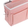 thumbnail image 3 of STRANDCHIC Sac de Rangement pour Lits Superposés Installation Facile Rose Coton Lin 1 Ensemble, 3 of 8