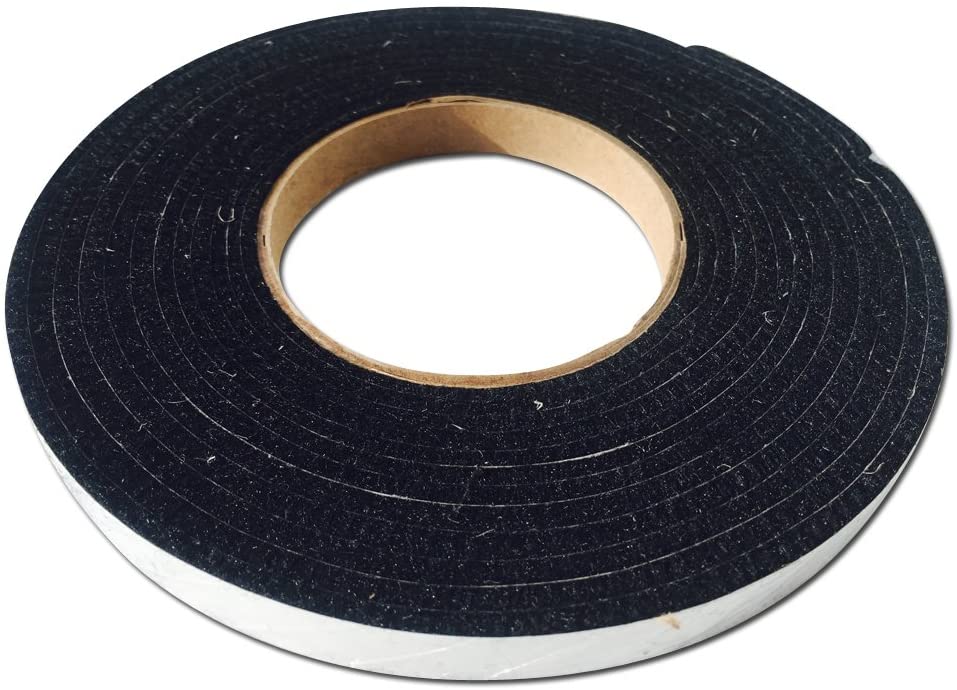 BBQ Gasket Black Smoker Grill Tape High Temp Grill Seal Self Stick Gasket 7.5 Ft Length 1//2 Inch Width 1//8 Inch Thickness 2