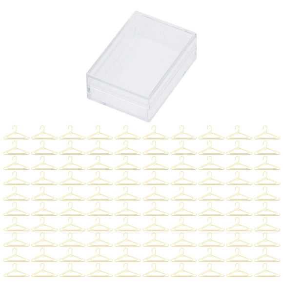 Clips de Papier Mignons, Matériel Métallique Anti-Rouille Processus de Galvanoplastie de Trombones Doré avec Boîte de Rangement pour Cintre de Classement de Fichiers