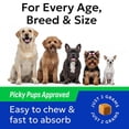 thumbnail image 6 of Bark&Spark Probiotic Chews for Dogs - Digestive Enzymes, Diarrhea & Gut Health Relief - Fiber & Prebiotic Supplement - Chicken (120 ct), 6 of 9