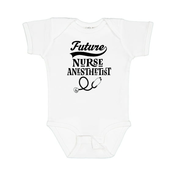 Inktastic Future Nurse Anesthetist Girls Baby Bodysuit
