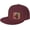 Dark Red, variant on Style Drumming Drummer Flat Brim Cap Unisex Flat Bill Baseball Cap