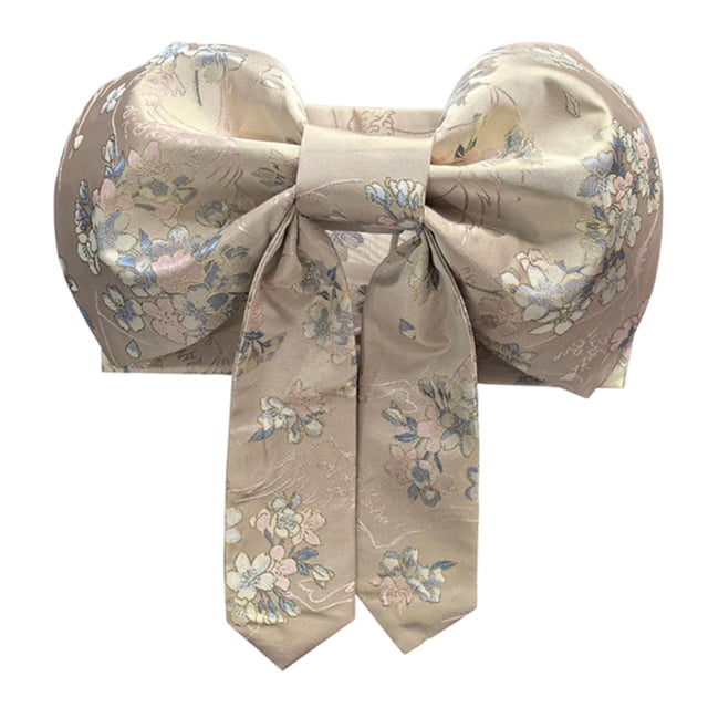 Cinturón de lazo para kimono japonés, portátil, cómodo y elegante para mujer, accesorio para bata yukata gris