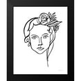 thumbnail image 2 of Schlabach, Sue 12x14 Black Modern Framed Museum Art Print Titled - Ink Women I, 2 of 5