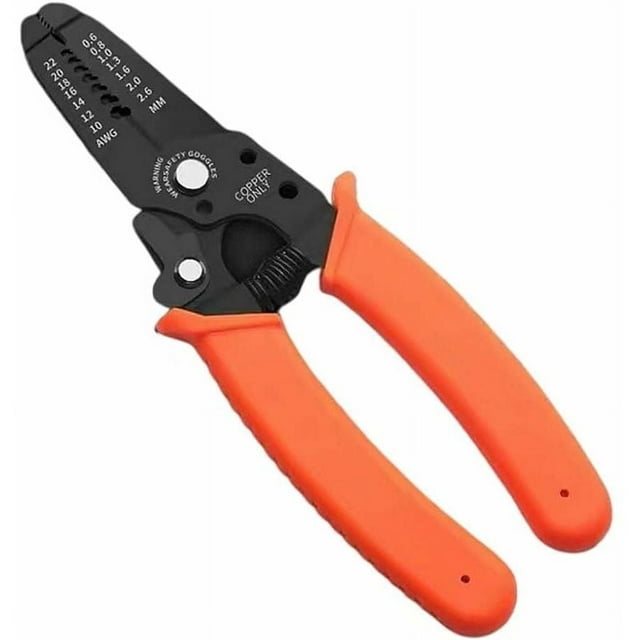 Alicates pelacables de precisión para cortar cables - Herramienta multiusos para pelar cables sólidos y trenzados