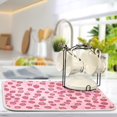 thumbnail image 5 of Yayeee Dish Drying Mat for Kitchen Counter 16"x18" Microfiber Absorbent Pad, Strawberry Bliss, 5 of 7