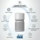 thumbnail image 2 of Purificador de aire TCL Breeva A3 Smart Clean True HEPA de 5 etapas, 2 of 6