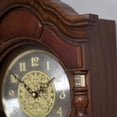 thumbnail image 3 of Seiko Stately Dark Brown Solid Oak Case Wall Clock with Pendulum and Chime 28" x 12.5" x 6", QXH004BLH, 3 of 8