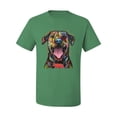 thumbnail image 3 of My Favorite Breed is The One In Need | Colorful Labrador Dog | Dean Russo Art Animal Lover Men's T-Shirt, Kelly, 3XL, 3 of 5