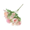 thumbnail image 4 of Flor de peonía artificial Oficina en casa Ramo floral Decoración Fiesta Tela de seda Peonía falsa, Rosa claro, 7 cabezas Inevent HA6619-01B, 4 of 6