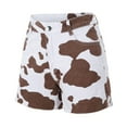 thumbnail image 3 of HAIJIE Womens Summer Swim Shorts Casual Shorts Drawstring Short Pants Beach Shorts for Girlfriend Summer Pull on Short, 3 of 4