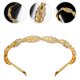 thumbnail image 1 of NUOLUX De Dorado Único Con Rhinestones Para Bodas Y Reuniones Formales, 1 of 7