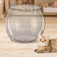 thumbnail image 1 of Cama para mascotas Space Capsule, cama para dormir para mascotas, centro de actividades transparente, cama para gatos transpirable, nido para gatos, Redondo, 1 of 10