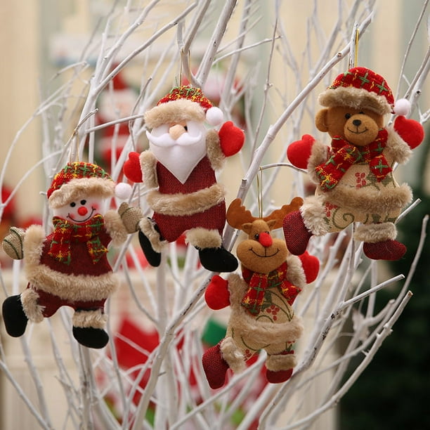 Muñecas navideñas en tela sale