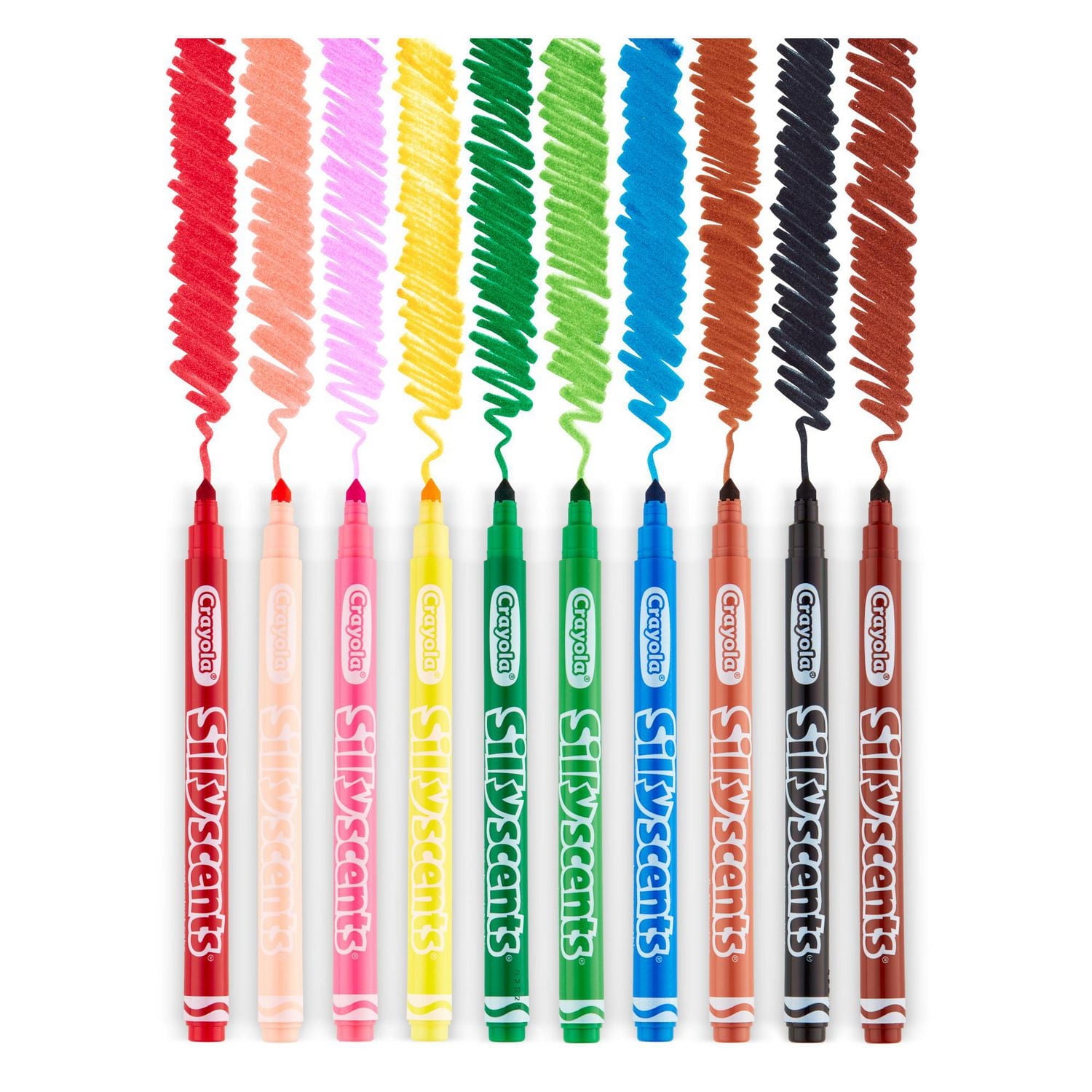Marqueurs lavables fins Silly Scents Smash-Ups, boîte de 10