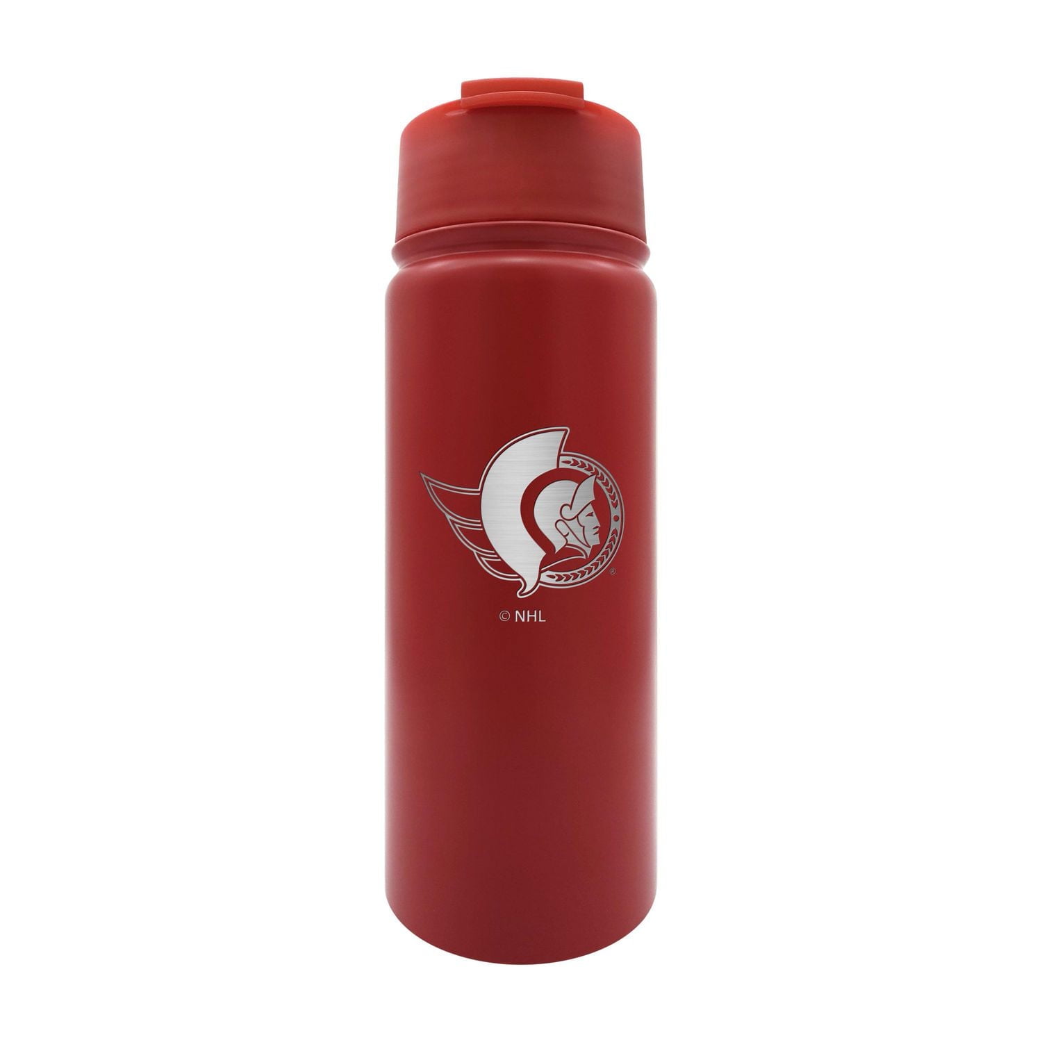 OFFICIALLY LICENSED NHL STAINLESS STEEL EXECUTIVE 18OZ WATER BOTTLE OTTAWA SENATORS
